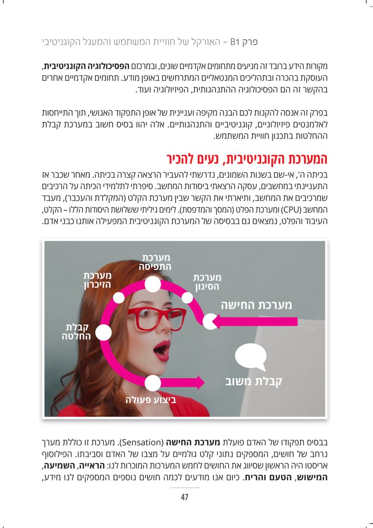 עמוד 45 מתוך הספר — המעגל הקוגניטיבי